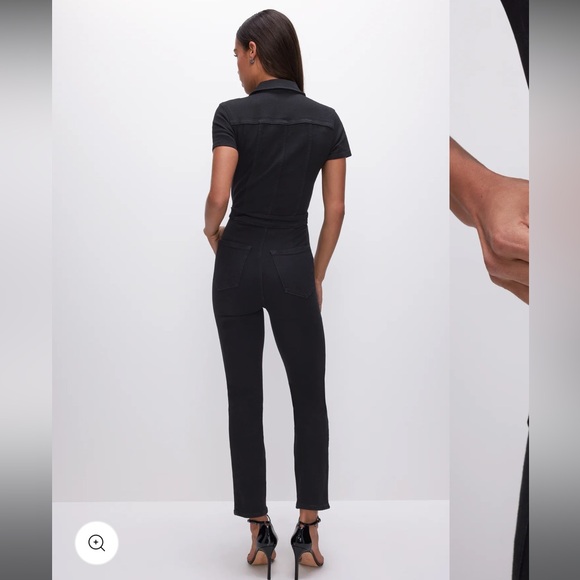 Good American Women's Black Jumpsuit size XL - Picture 3 of 9